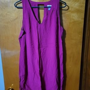 Pink sleeveless dress